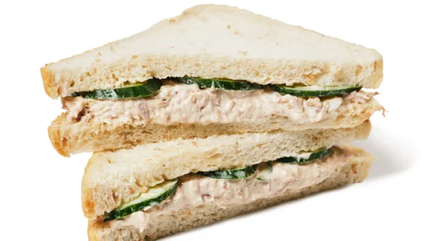Tuna Cucumber Sandwich